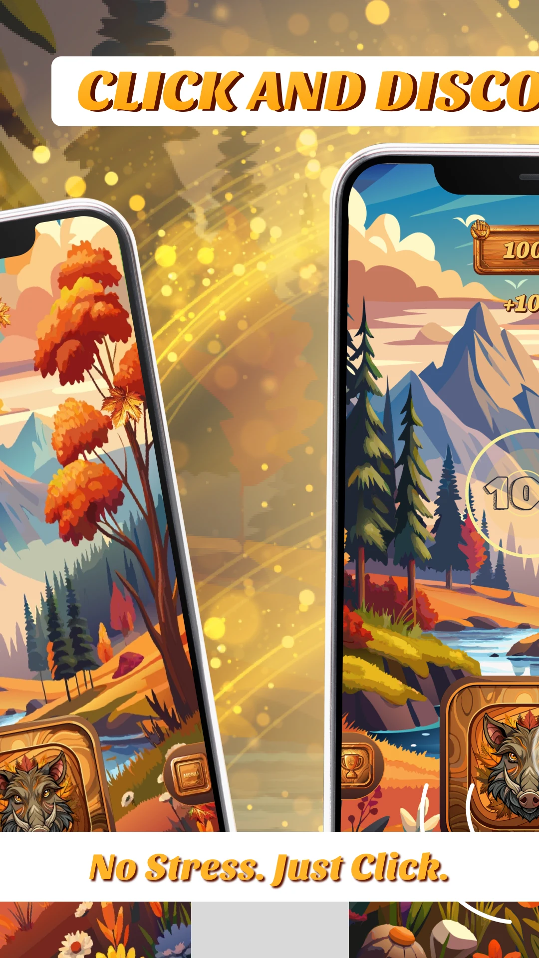 Autumn Clicker: Relax & Tap screenshot